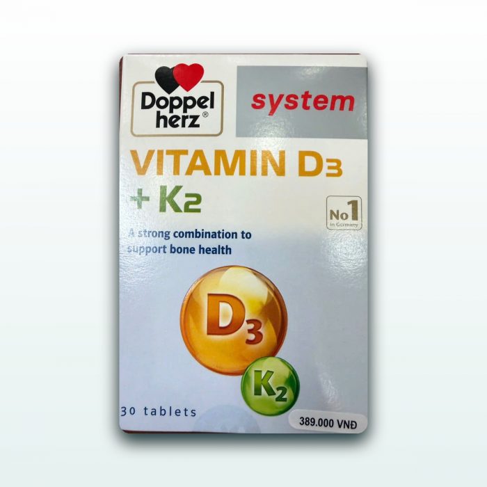 Doppelherz system Vitamin D3 + K2